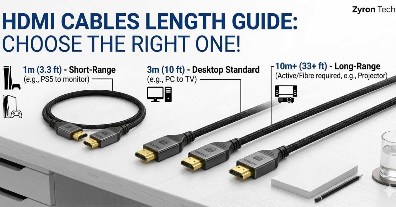 How Long Should Your HDMI Cable Be? A Practical HDMI Cable Length Guide