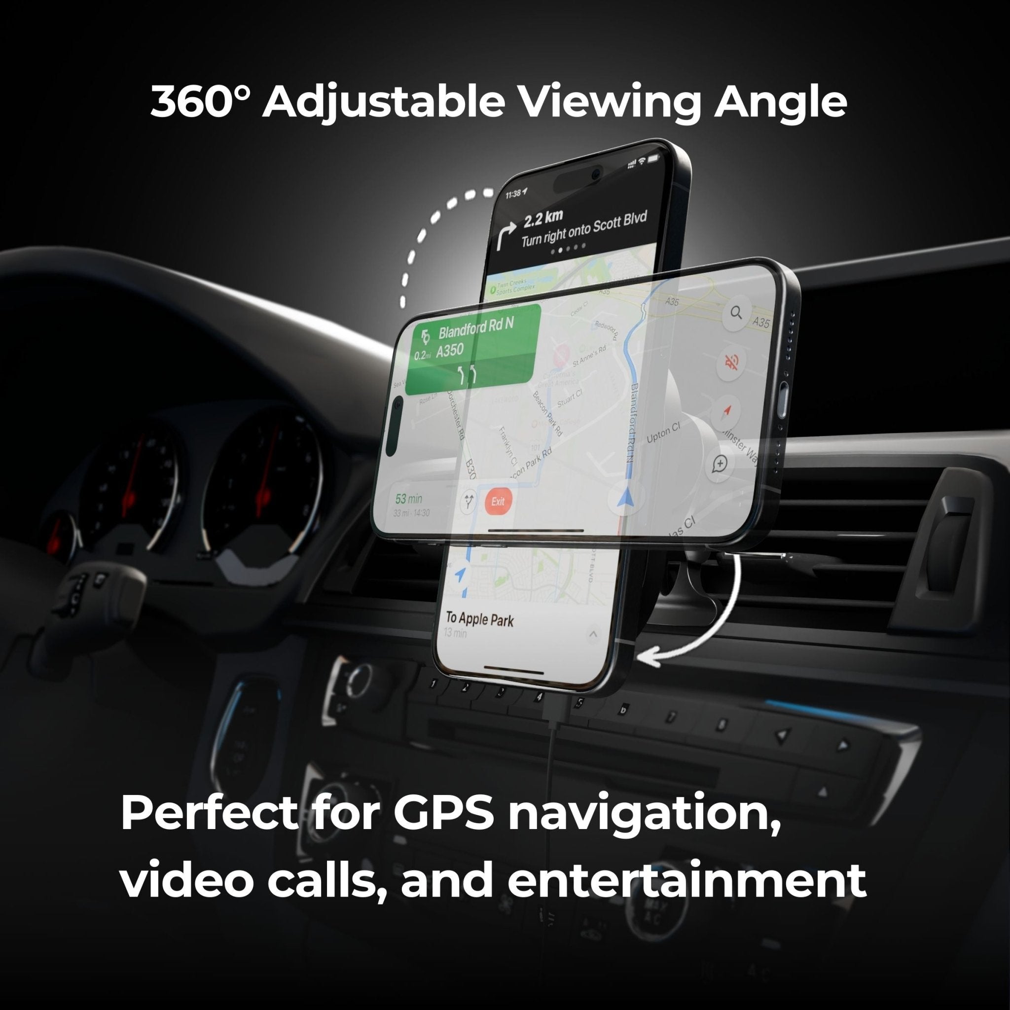 phone wireless charger car