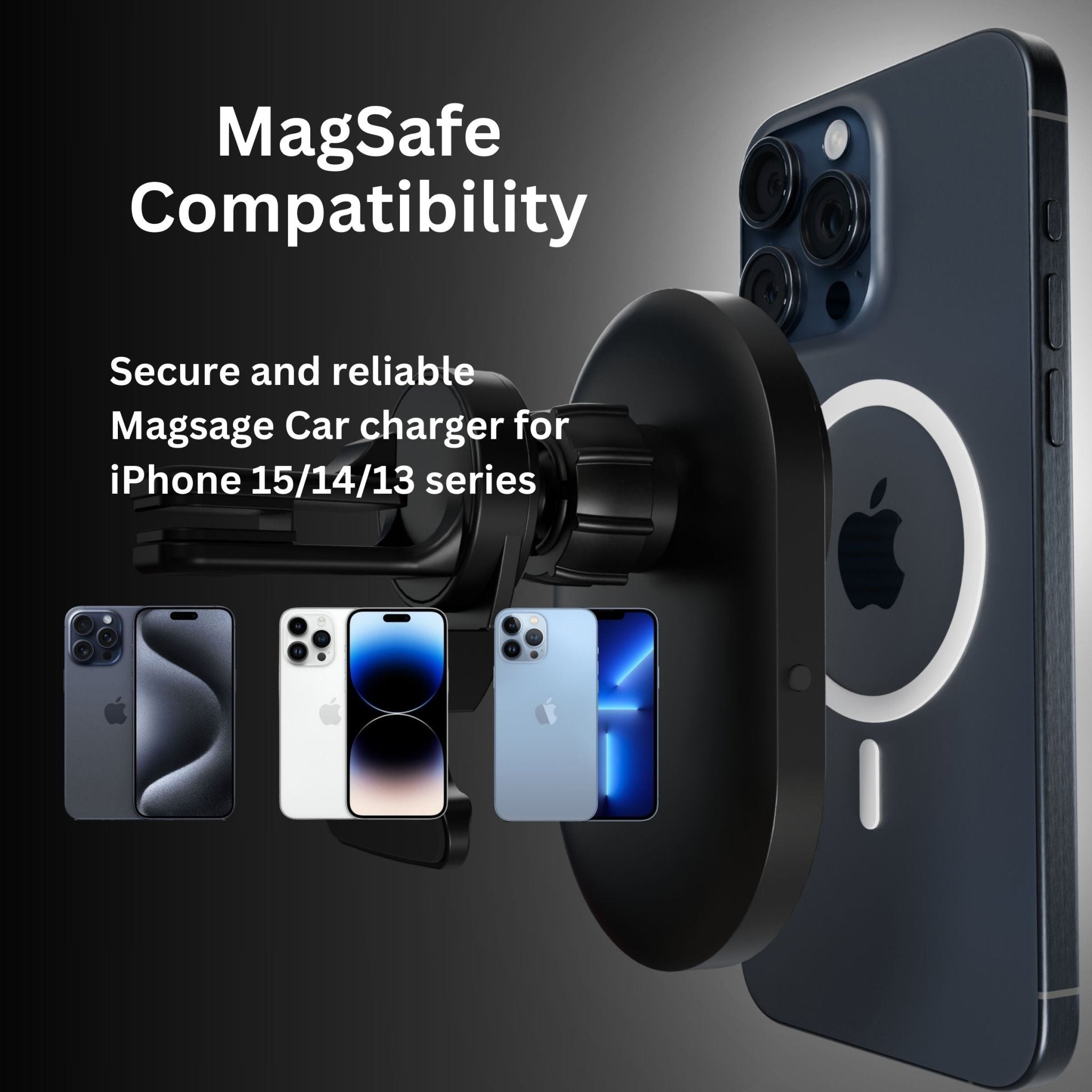 Qi2 wireless car charger magsafe