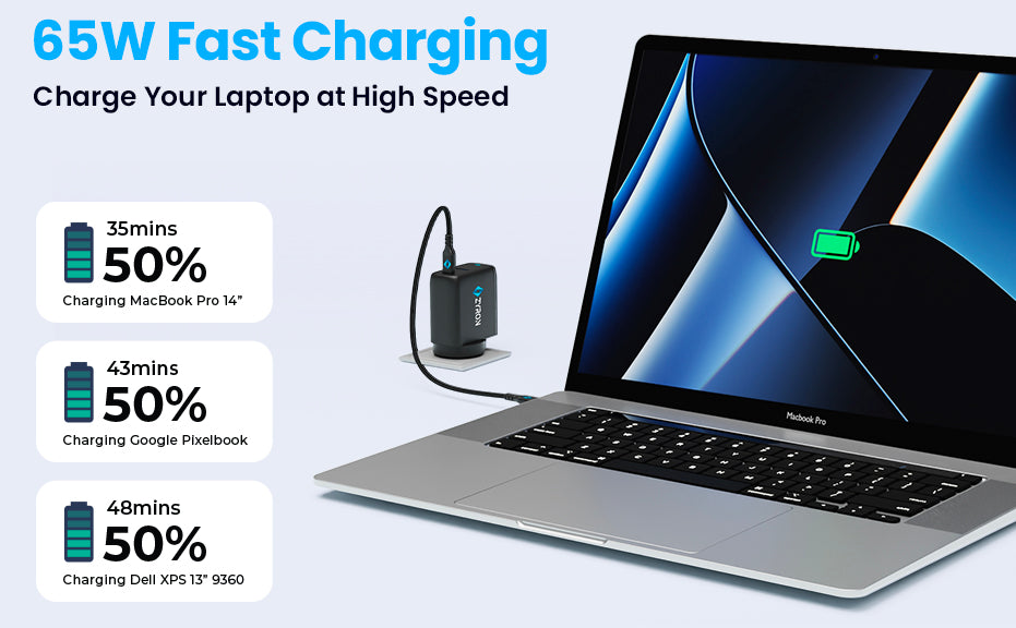 65w charger charging time