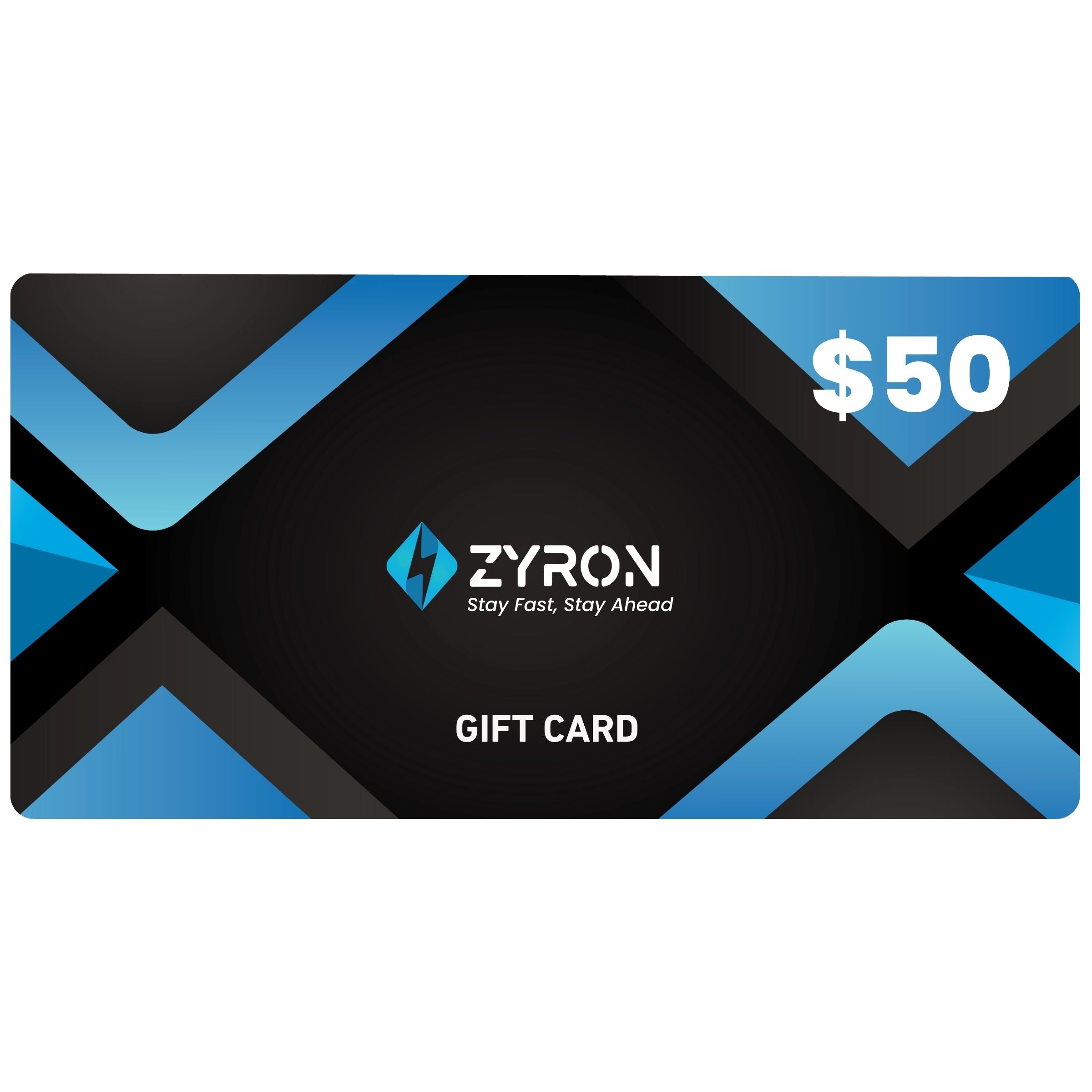 Zyron Gift Card $50