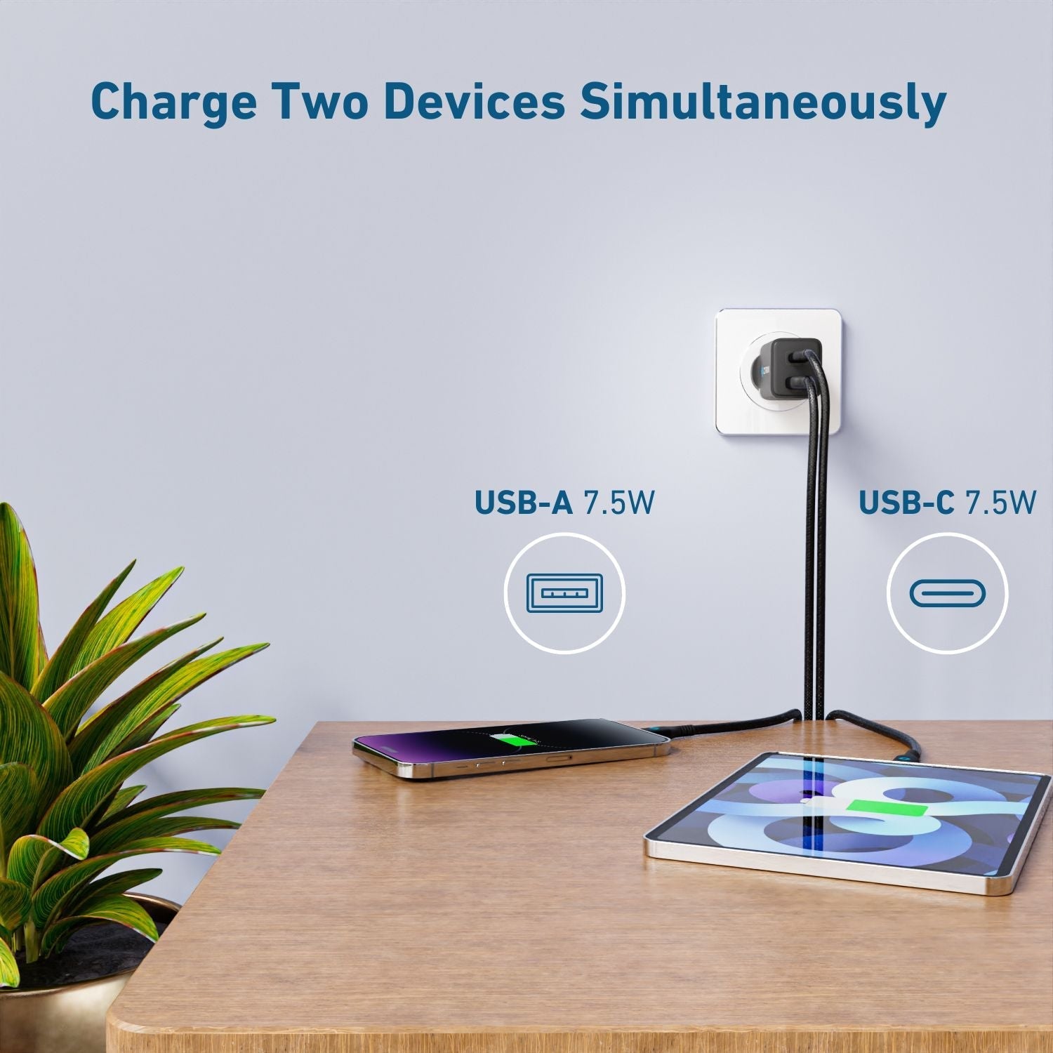 fast charging gan wall charger