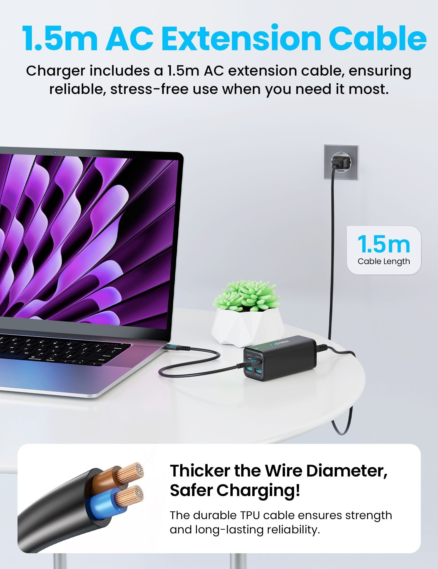 Best 100W GaN USB-C Charger for Desk Use