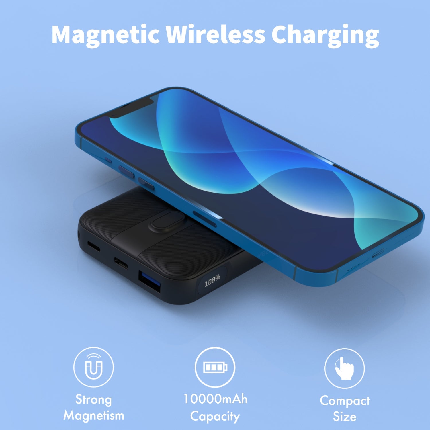 Magpod Magsafe Magnetic Wireless Power Bank 10000mAh - Zyron Tech